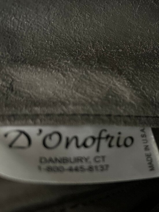 D\'Onofrio Vintage Convertible Backpack Sling Bag Bark Texture Leather USA main image 10